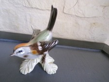 oiseau en porcelaine W.GOEBEL roitelet huppé