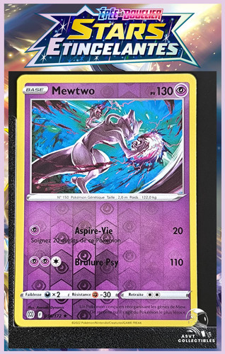Carte pokémon mewtwo 056 - carte,