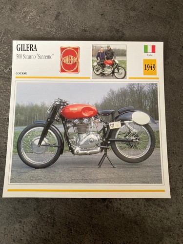 Carte fiche moto collection - carte,