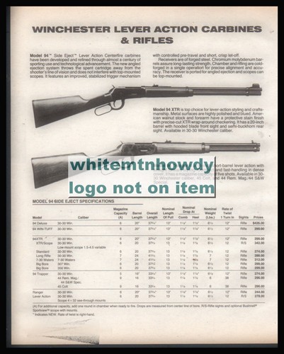 1989 winchester model xtr - 1989,