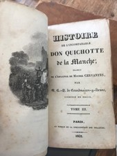 1832  Cervantes - Histoire de l'Incomparable Don Quichotte de la Manche - Tome 3