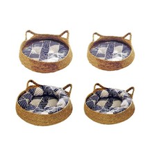 Panier de lit pour chat, lit de couchage pour animal domestique, fournitures