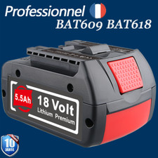 Pour Bosch Batterie 18V GBA GSR GSB BAT609 610 618 620 622 2607337070 5,5Ah Akku