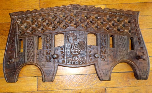 Porte manteau joug bois - joug,
