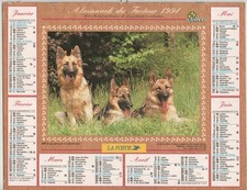 1994 - CALENDRIER DES POSTES -