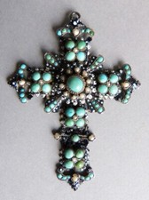 Croix pendentif argent massif