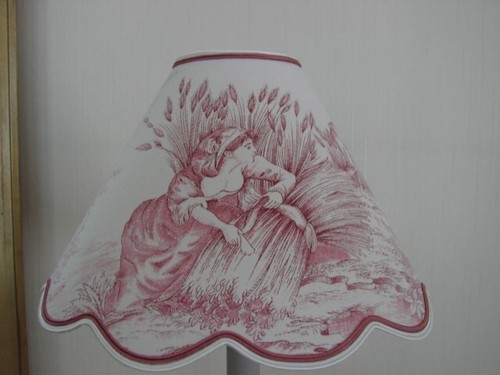 Abat jour toile jouy motifs - de,