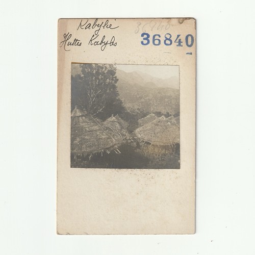 Kabylie huttes kabyles - kabylie,