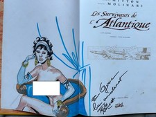 MITTON LES SURVIVANTS DE L'ATLANTIQUE TOME 7 EO EN ÉTAT NEUF AVEC DÉDICACE