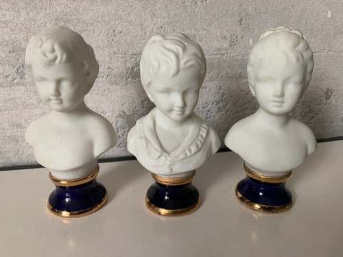Lot bustes enfant en - de, d
