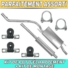 Kit de pot d’échappement Silencieux pour VW VW Golf 3 III 1.9 D Hayon