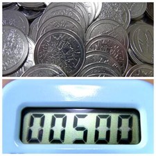 500 MATCHING PACHISLO SLOT MACHINE TOKENS - Standard 984" 25mm