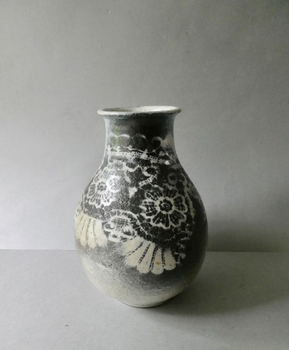 Vase céramique signé - vase, en