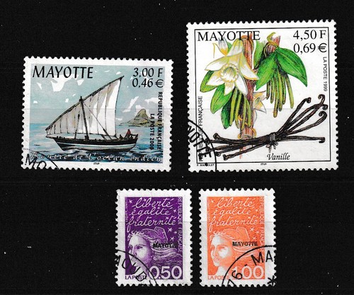 Mayotte lot oblitérés - 4,