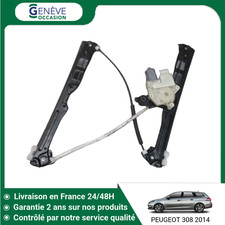 ?? MECANISME LEVE-GLACE AVANT DROIT PEUGEOT 308 ➤9816273080 ♻️