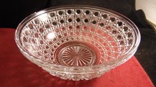 Rare coupe / saladier en cristal de Baccarat modèle Diamants Pierreries