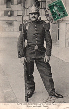 Cpa sapeurs pompiers - 75, sapeurs-pompiers