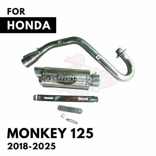 Silver right exhaust - silver, high