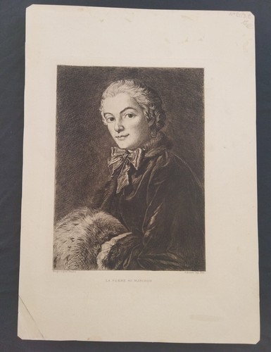 Gravure xix françois - gravure, s.françois