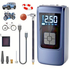 Pompe à air de voiture sans fil, gonfleur de pneu de voiture rechargeable,