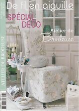 De fil en aiguille Atelier brodeuse N°60 S Spécial Déco Véronique Enginger