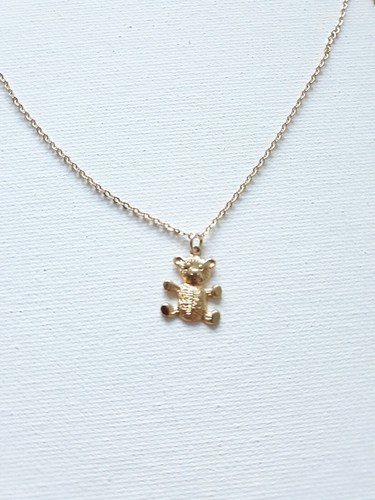 Gold tone child necklace - child's,