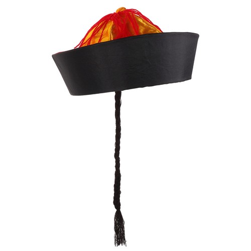 Chapeau chinois avec queue - chapeau,