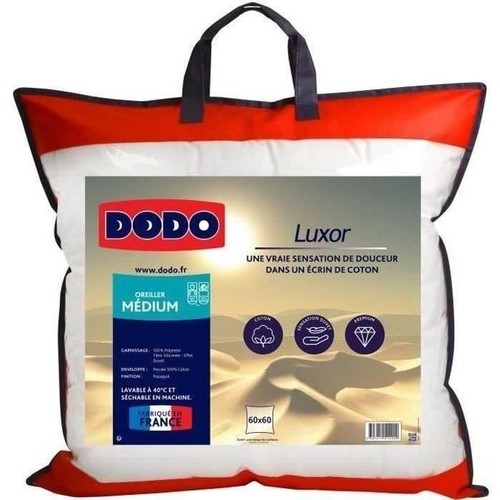 Oreiller 100 coton luxor - coton,