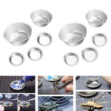 Plateau de mélange de peinture, plateau de Palette en métal pour peintres