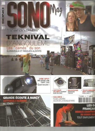 Sono magazine 317 teknival - sono, n°317