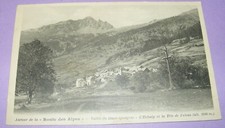 CARTE POSTALE ANCIENNE VALLÉE DU HAUT QUEYRAS ECHALP ET TÈTE DE FELVAS 05 /B3382