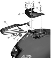 Attache De Top Case Arrière