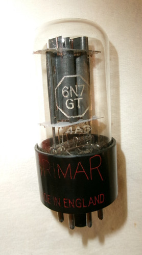 Lampe valve double - double, triode