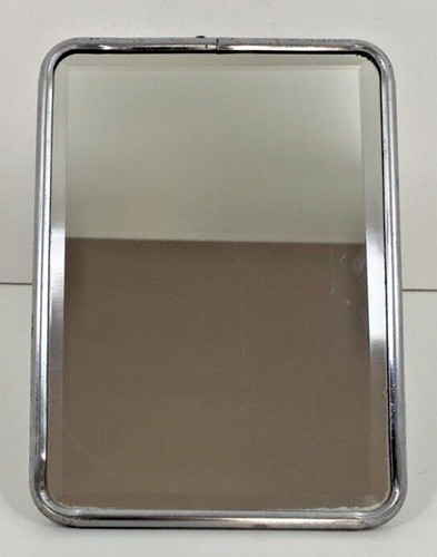 Miroir barbier métal - métal, chrome