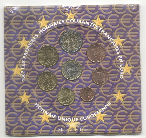 Coffret euro 2002 neuf sous - coffret,