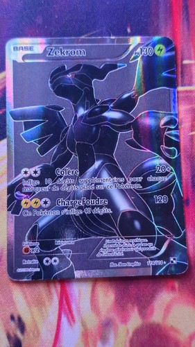 Carte pokémon zekrom full art - pokémon,