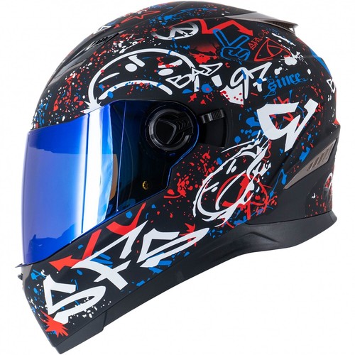 Casque moto sting - sting, graffiti