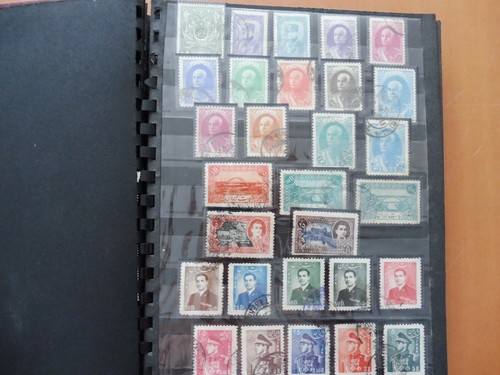 Ancien classeur timbres - , de