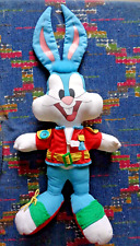 ST4/  PELUCHE VINTAGE PLAYSKOOL ACTIVITES EDUCATIF LAPIN BLEU BUGS BUNNY TBE