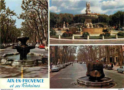 Carte postale aix en - aix,