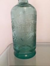 ANCIEN SIPHON 1/2 L / VERT / CARBONNE