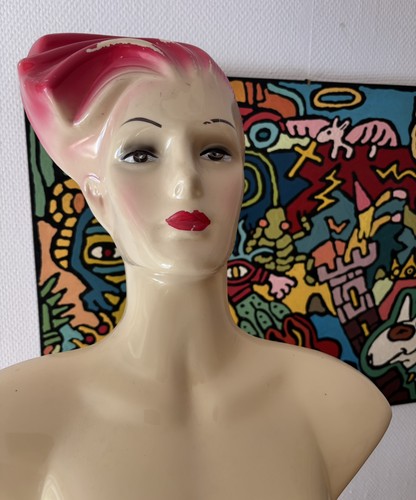 Buste mannequin femme vintage - mannequin,