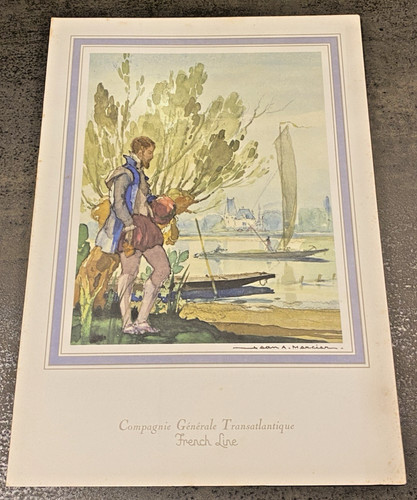 Menu cie gle - transatlantique,