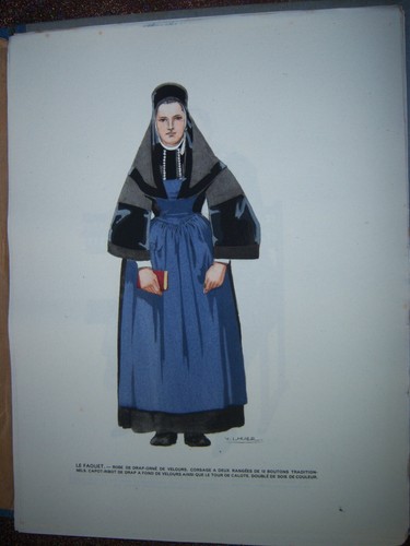 Bretagne costume breton - le,