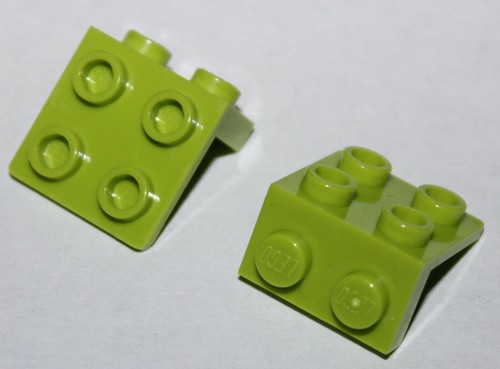 Lego lime bracket ref - x,