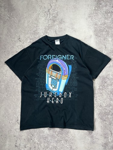 Shirt noir foreigner - t-shirt, «