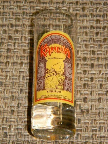 Kahlua liqueur shot - liqueur, glass-