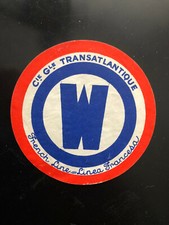 rare étiquette de bagage du