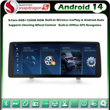 12,3" 128Go Android 14 Autoradio GPS CarPlay BT BMW Série 3 E90 E91 E92 E93 CCC