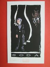 GAZZOTTI  EX LIBRIS SIGNÉ SÉRIGRAPHIE SODA ESPACE BD NEUF